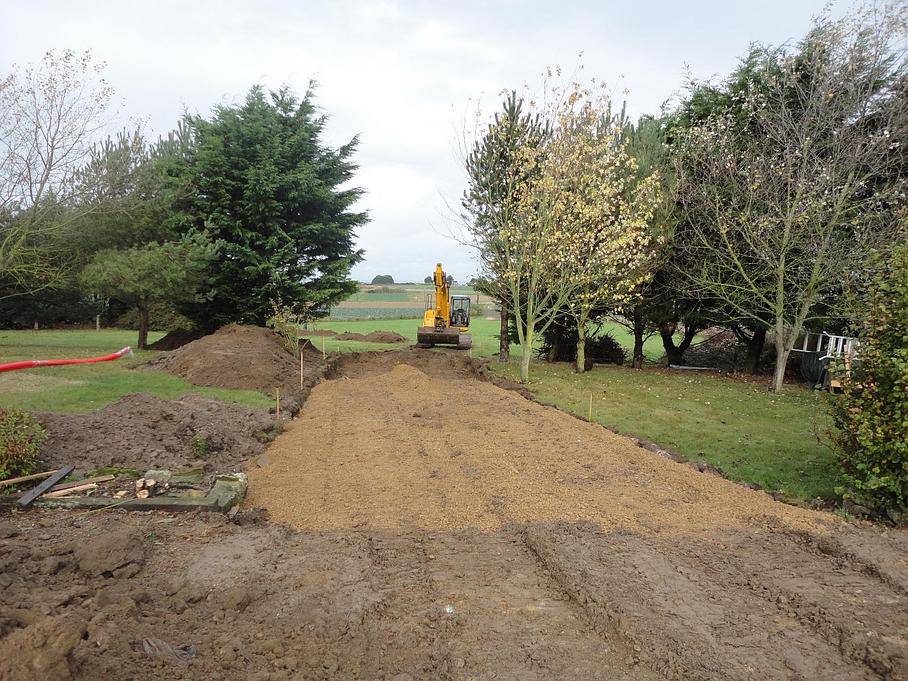 Travaux de terrassement
